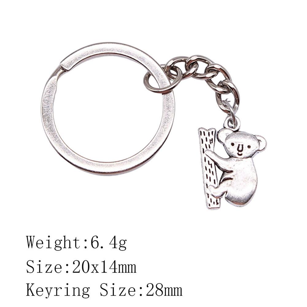 День святого Валентина Оригинальные брелки Лесные животные Медведь Брелок Сувенирные брелки Для пар