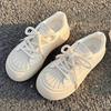 Shell Head Board Shoes Women's Platform Heightening White Shoes Spring New Shoes Versatile Niche Trendy Casual Women's Shoes