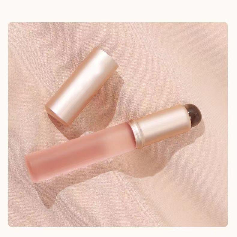 Портативная силиконовая кисть для губ с крышкой для консилера – Дизайн с круглой головкой