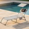 Face down Tanning Chair Foldable Design Face down Tanning Lounger Padded Sunbathing Chair Breathable Textile for Beach Goers