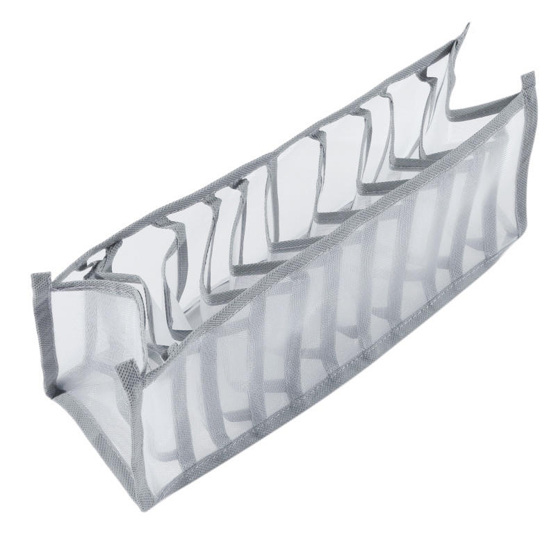 Многоячеечный складной органайзер для нижнего белья, носков, трусиков, выдвижного типа, сумка, экономящая место, складной органайзер для одежды в шкаф, коробка для хранения