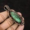Tree Of Life Chrysoprase Pendant Copper Wire Wrapped Jewelry Gemstone Jewelry Gift For Her Gift For Mom Chrysoprase Jewelry Designer Pendant