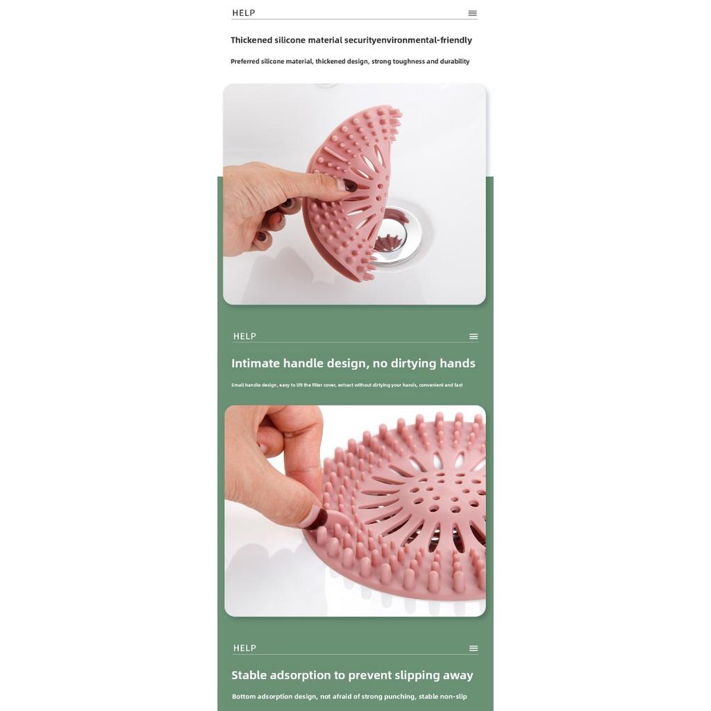 Комплект фильтров для волос, предотвращающих засорение - подходит для фильтров раковин в ванных комнатах и кухнях автодомов, прост в использовании и очистке, многослойная конструкция, более плотное прилегание