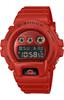 Часы Casio, изготовленные из экологически чистых материалов G-Shock DW-6900RRB-4JF Мужские Красные,