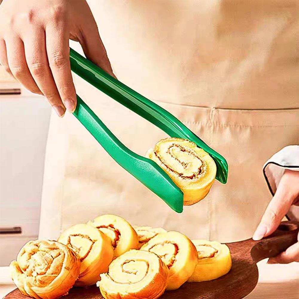 3Pcs/Set Reusable Food Bread Clip Kitchen Food Tongs Plastic Salad Bacon Steak Clamp Ice Tongs Baking Tools Gadget 2