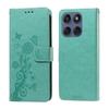 For Motorola Edge 60 Fusion 5G Leather Case Butterfly Floral Imprint Wallet Stand Cover