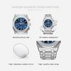 OPK Brand Modern Business Multifunctional Dial Steel Strip Men's Quartz Watch Waterproof Men's Watch 8196