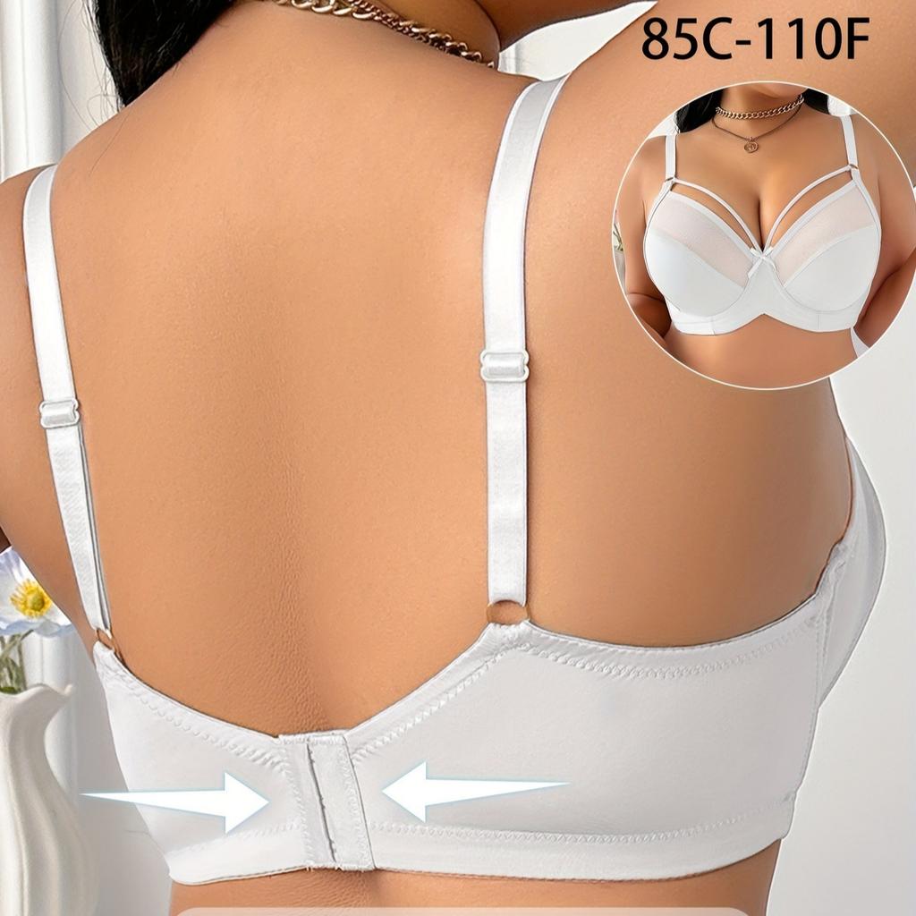 Large Breasts Make You Look Smaller and Prevent Sagging Large Size Underwear Thin Style Large Cup Sexy Bra