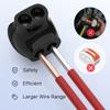 3Pcs Easy Insulated Multiple Cable Connectors Single Entry Splices Electrical Terminals for 2 14AWG Wire Ranges