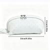 Polka Dot Pen Bag Shell Shape Pencil Pouch Multi Function Stationery Bag  School Office