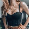 Sexy Fashion Mesh Push Up Bralet Women's Corset Bustier Bra Cropped Top Vest Plus Size Underwear Camisole