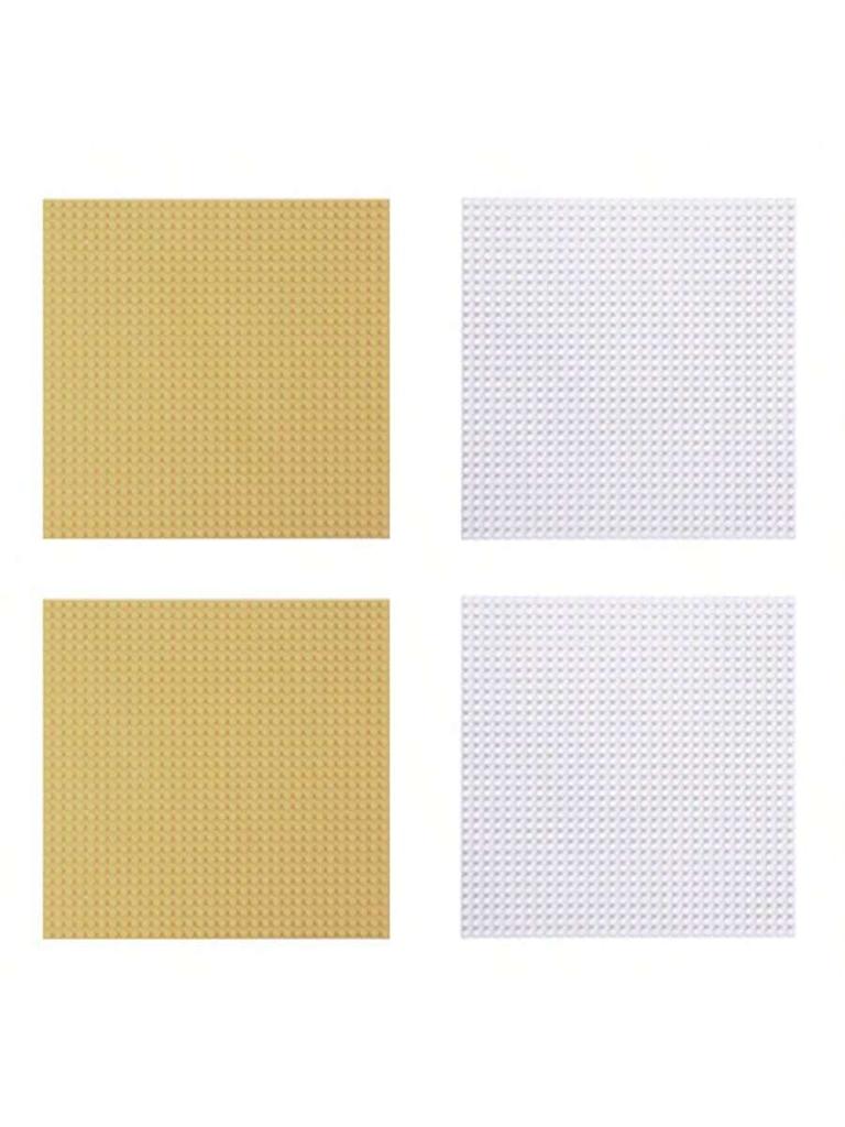 4 шт. Базовых пластины 32x32 Точек Классические BasePlates Блоки Пластиковые Строительные Кирпичики Сборка Совместимый Бренд MOC Friends City