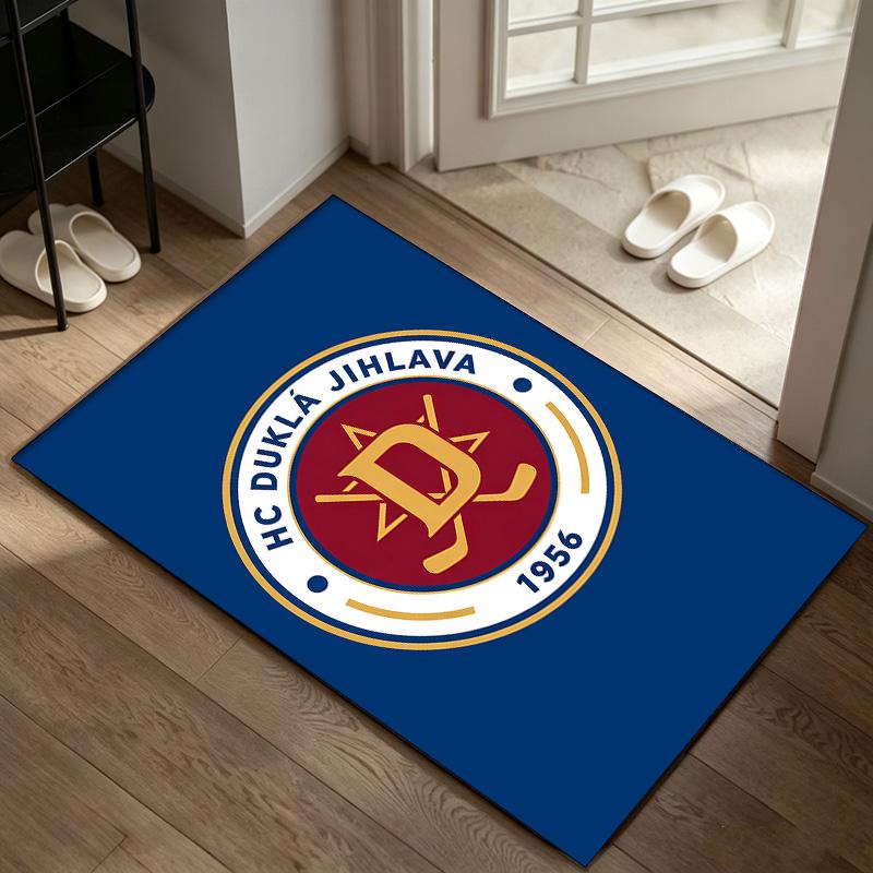HC Dukla Jihlava A rug suitable for office chair areas living rooms and computer desks perfect for home offices and an ideal holiday gift