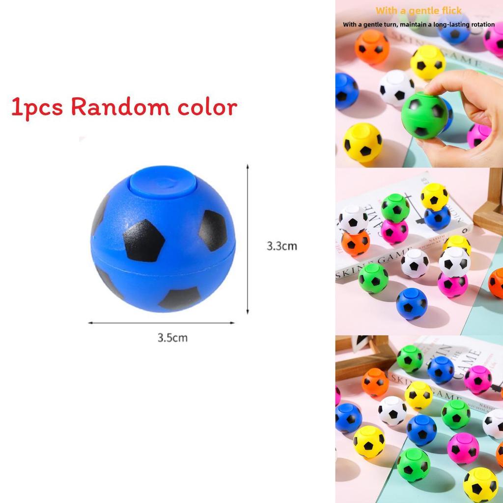 Креативный разноцветный пластиковый гироскоп в форме футбольного мяча, детская игрушка для маленьких детей