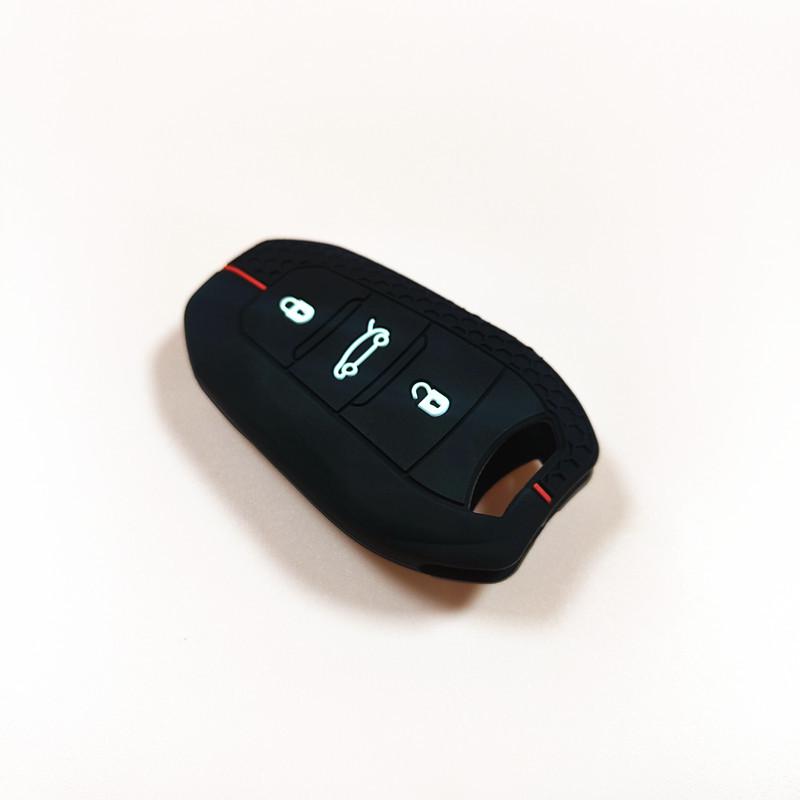 Peugeot Silicone Key Cover for 308, 307, 508, 4008, Snow Dragon DS, Sega C4L