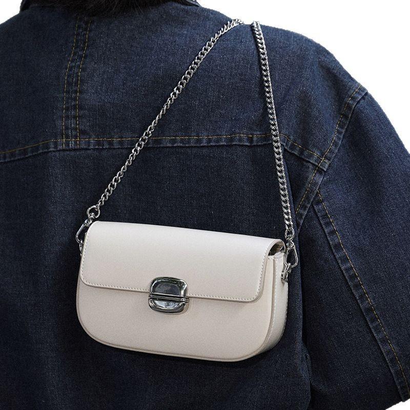 Новая популярная универсальная кожаная женская сумка через плечо женская сумка через плечо с цепочкой