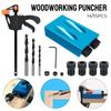 7/14/15Pcs Hole Puncher 15 Degrees Pocket Hole Jig Kit Fast Clamping Woodworking Hole Drilling Guide Locator