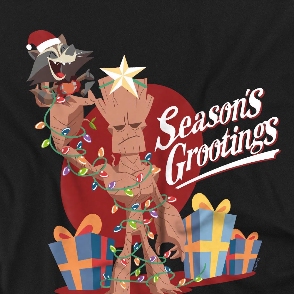 Guardians Of The Galaxy Unisex Adult Seasons Grootings T-Shirt