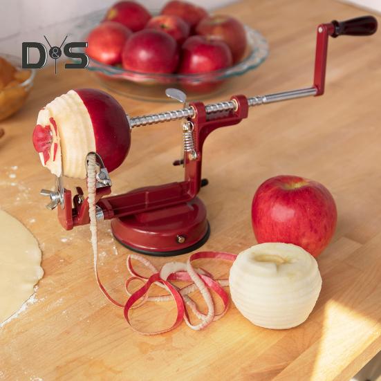 Овощечистка для фруктов, основание на присоске, многофункциональная машина для очистки картофеля, груш, трудосберегающая машина для очистки овощей для домашней кухни