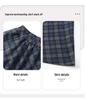 Plaid Drapey A-line Elastic Waist Pleated Midi Skirt - 2025 Winter Slimming Edition
