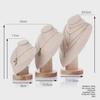Flannel Necklace Display Stand - Portrait Neck Model Jewelry Holder