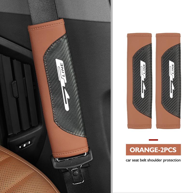 AFT2 For KIA Car Interior Accessories Auto Seat Belt Cover Shoulder Pad Rio K5 K2 Sportage Ceed Sorento Picanto Stinger Soul