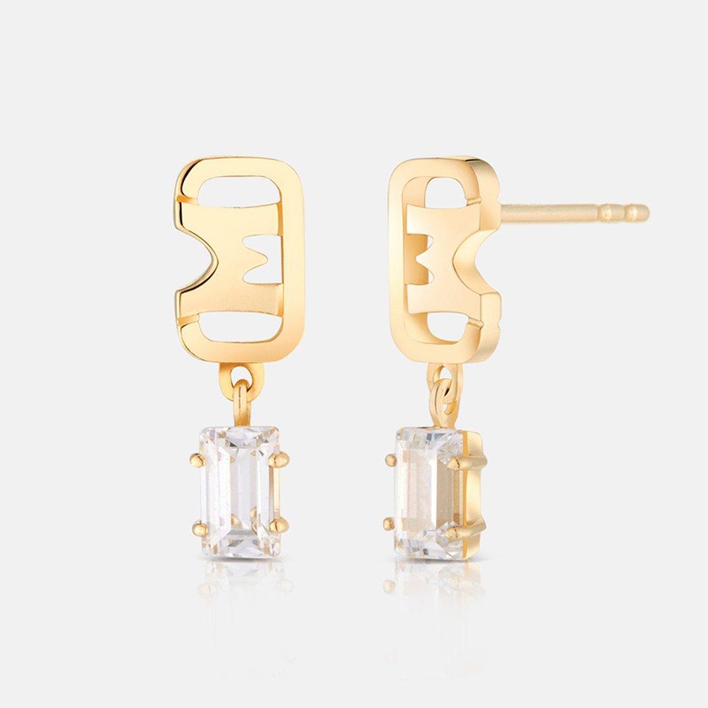 Cornice Yellow Silver Earrings A202Se0143Ypa .