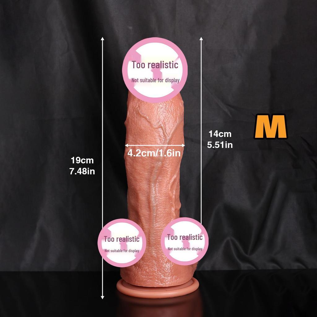 Силиконовая Присоска Имитация Пениса для Женской Мастурбации