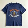 Master Of The Campfire Funny Camping Casual Graphic TShirt Humorous Outdoor Adventure Casual Shirt Unisex Unisex Cotton Tshirt