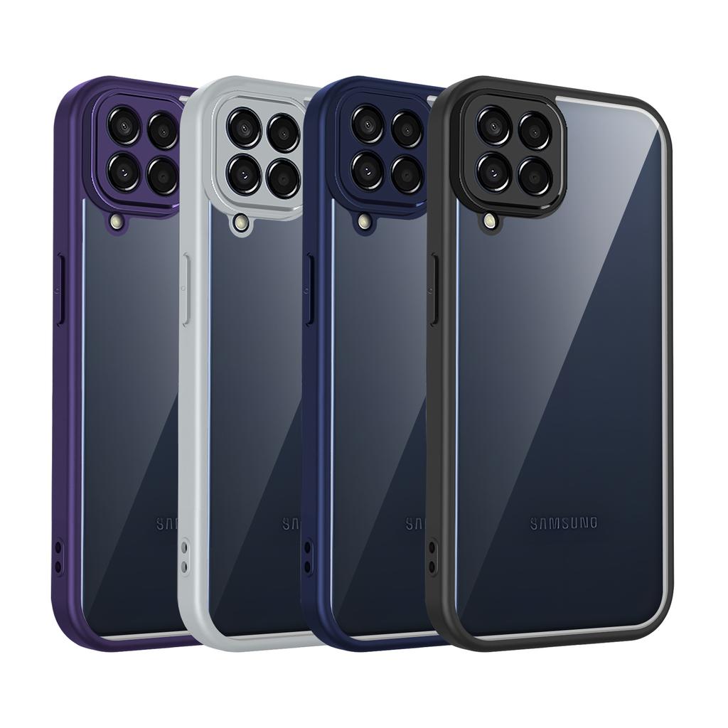 Для Samsung Galaxy m33 Чехол Galaxy M33 Чехол для телефона Galaxy M33 5G Чехол Воздушная подушка Силиконовый бампер Прозрачная Матовая задняя крышка Жесткая