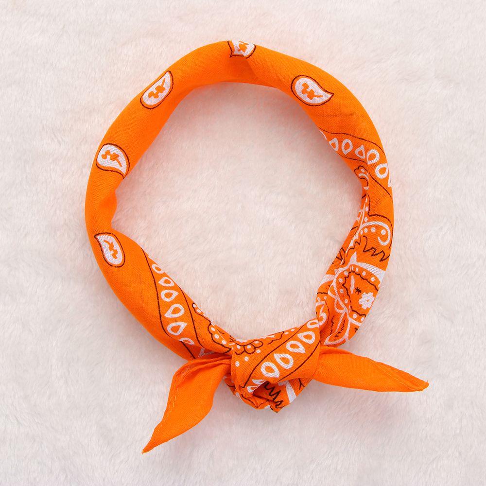 Головной убор Носовой платок 100% Хлопок Повязка для волос Пейсли Бандана Принтованные Квадратные Шарфы Напульсник