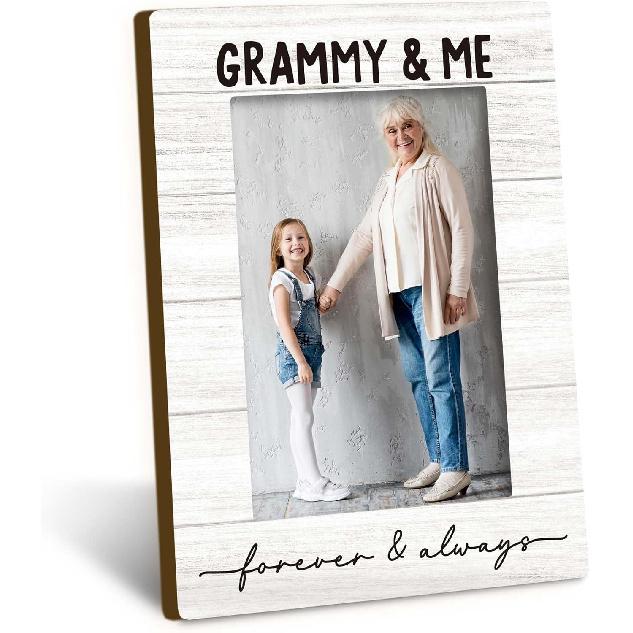 Papi and Me Forever and Always 4x6 Picture Frame, Papi Gifts for Grandpa for Father Okay Day from Grandkids, Grandpa Grandkids Photo Frame, PapiGift