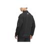 Adidas Solid Color Brand Logo Stand Collar Jacket Men Jacket Black HY0974