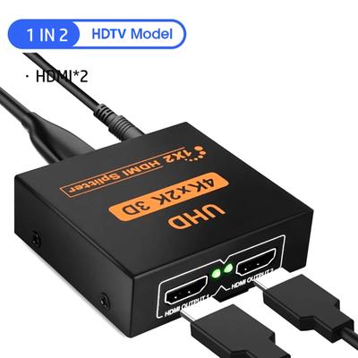 4k x 2k Hd HDMI-совместимый разветвитель 1 вход 2 выхода HDMI-совместимый разветвитель-переключатель 1 x 2 для телевизора