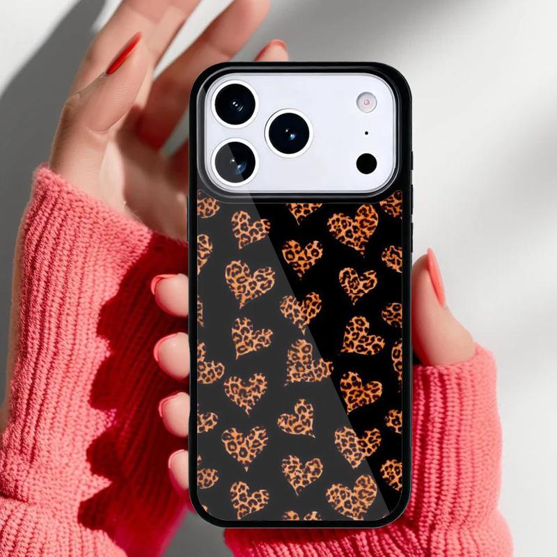 Модный леопардовый чехол для телефона iPhone 17 16 15 14 13 Pro Max Задняя крышка для 12 11 Pro Coque