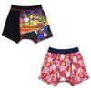 Airin Bandai Super Mario Premium Boxer Briefs, 2-Pack, Pattern A (Sizes 100cm/110cm/120cm), Boys Assorted, 572