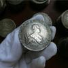 Copy Tsar Russian Empire Ivan III Anna Ivanovna Ancient Silver Coin Ruble Coin Collection Hobby