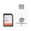 For DC Card Reader Storage Card Reader Adapter with CD for Sega Dreamcast Dreamshell V4.0 Game