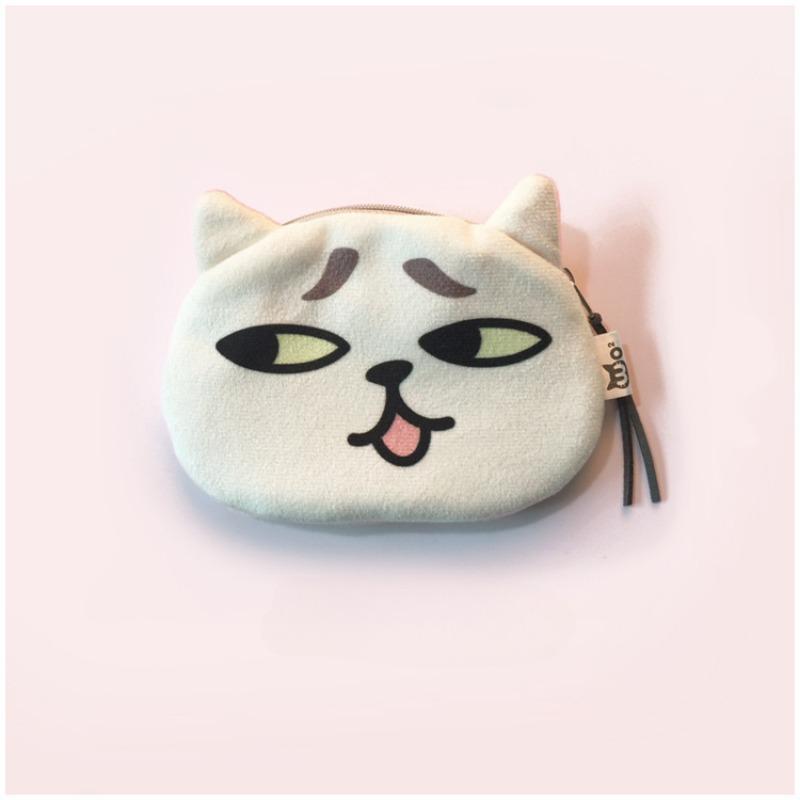 Cute Mini Cat Coin Purse Headphone Data Cable Lipstick Storage Bag Luxury Designer Wallet Clutch Bag for Women