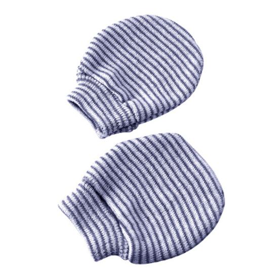 Осенне-зимние хлопковые перчатки унисекс с защитой от царапин для новорожденных от 0 до 3 месяцев