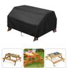Table Cover Dustproof Weatherproof Oxford Cloth Outdoor Toys for Picnic Tables with Umbrella