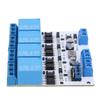 Adjustable GPIO Relay Module with Optocoupler PCB 4 Channel High Low Level Control Strong Driving