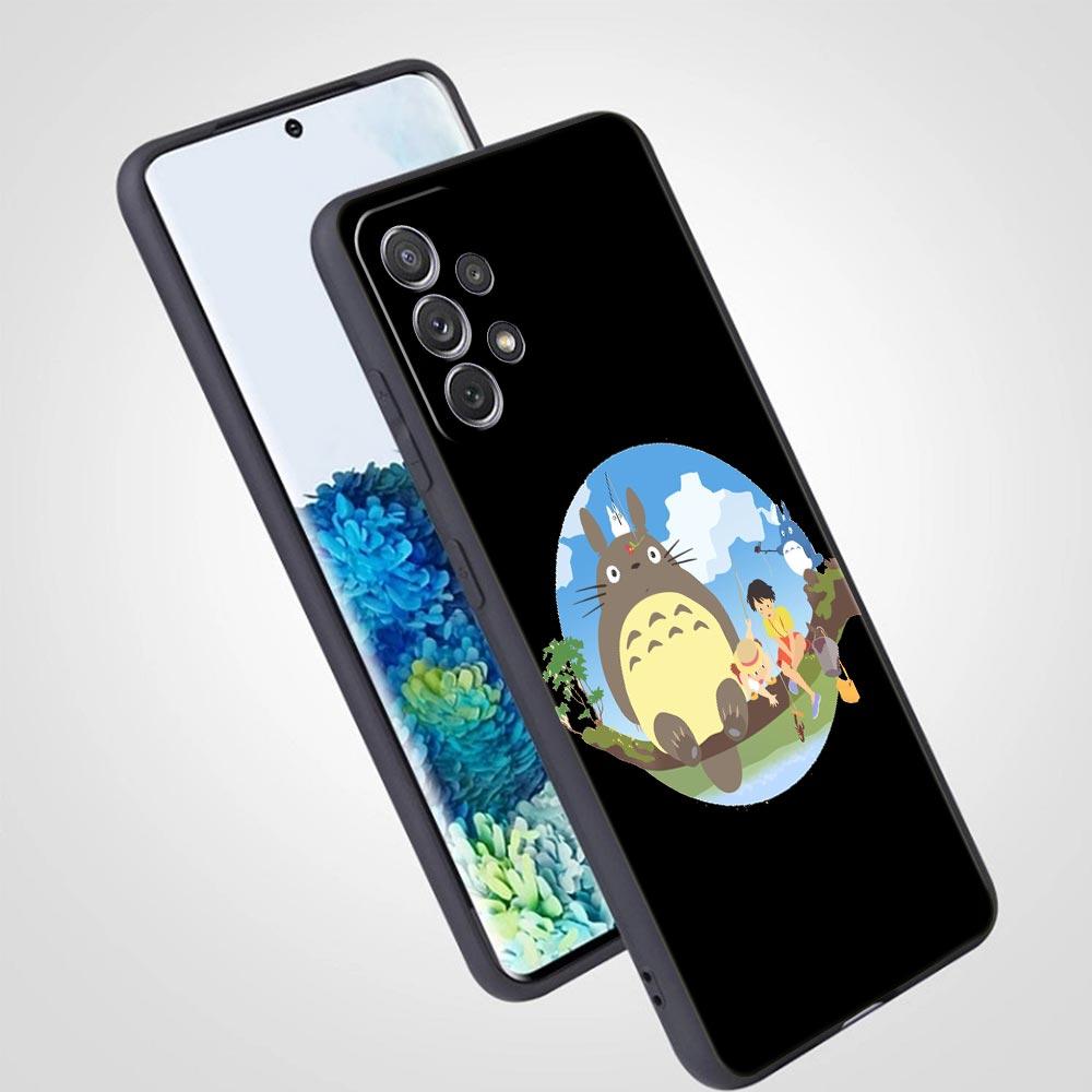 Чехол для телефона Totoro Spirited Away Miyazaki для Samsung Galaxy A51 A13 A71 A21S A12 A11 A31 A41 A03s A22 A23 A33 A73 A53 5G