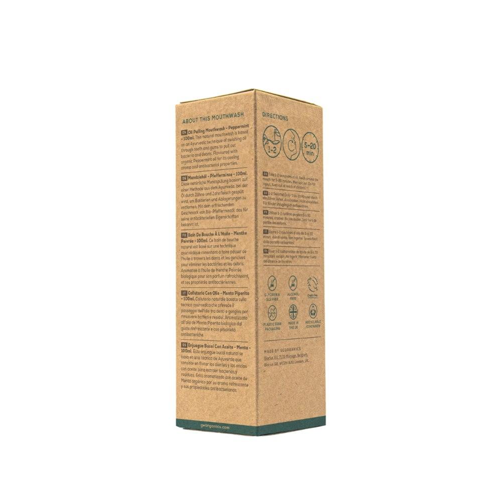 Georganics Natural Mouthwash English Peppermint 100ml