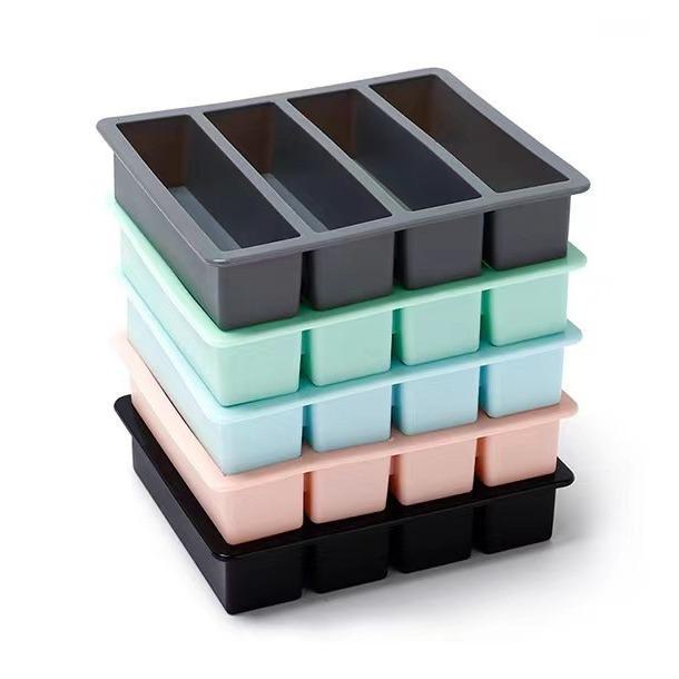Четырехзвенная силиконовая форма для кубиков льда — креативная самодельная форма для пищевых добавок для детей и домашнего использования