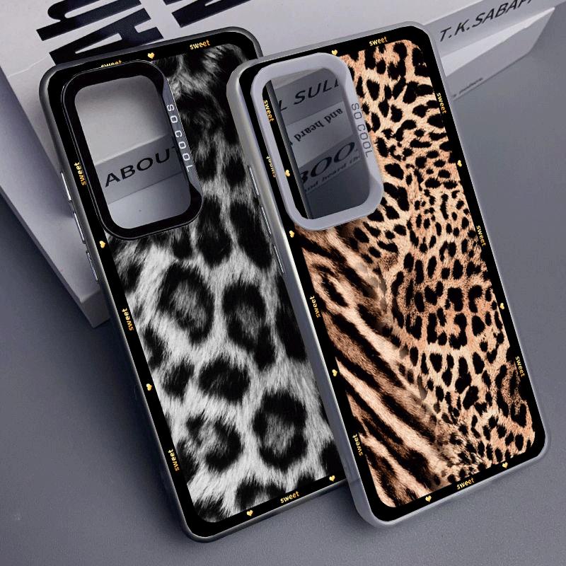 Модный Милый Чехол для Телефона с Леопардовым Принтом, Ударопрочный, для Samsung A17 A16 A15 A14 A37 A57 A36 A56 A26 A35 A55 A25 A34 A54 A24 A13 A2