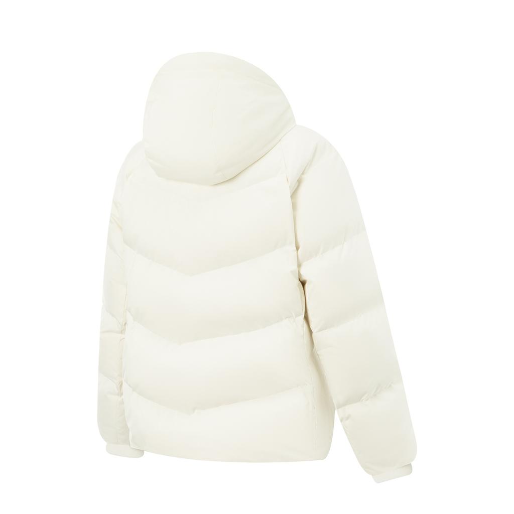 Li-Ning Серия Фитнес Водоотталкивающая Пуховая Куртка с Трехмерным Капюшоном Женская Верхняя Одежда AYMV198-5