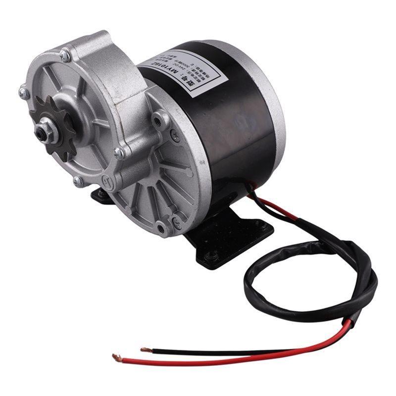 T42C-MY1016Z 24V 250W Электродвигатель с редуктором Щеточный ДС двигатель с 9-зубчатым звездочкой Редуктор Универсальный для Электровелосипеда Самоката