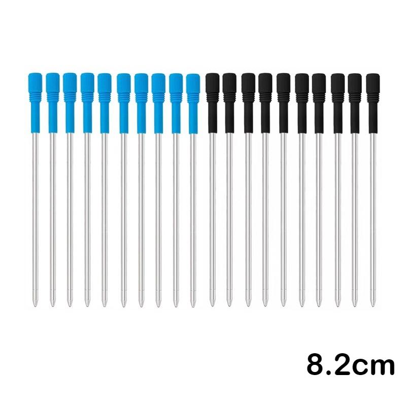 5/10/50 PCS Ballpoint Pen Refills Metal 82mm Pen Refill Black Blue Pen Refills Gifts Office School Supplies Stationery