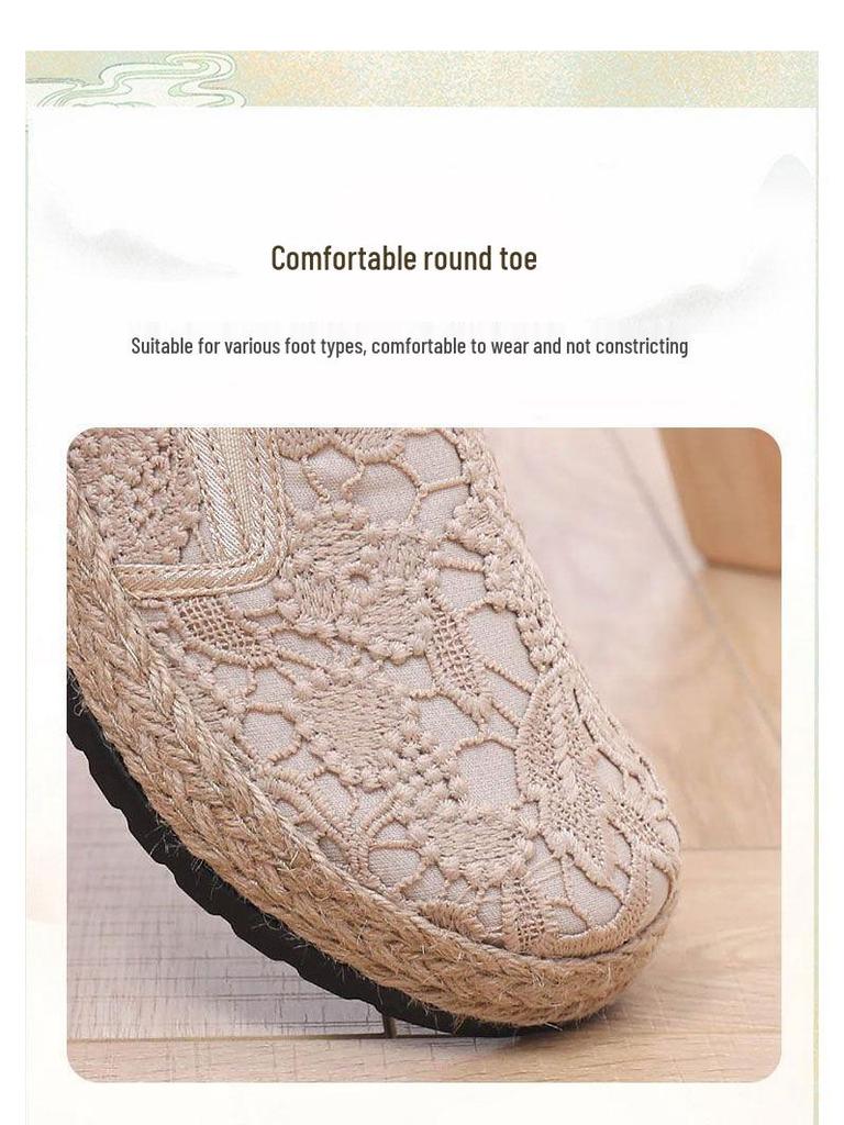 Women's 2025 Fisherman Style Breathable & Versatile Flat Cloth Shoes